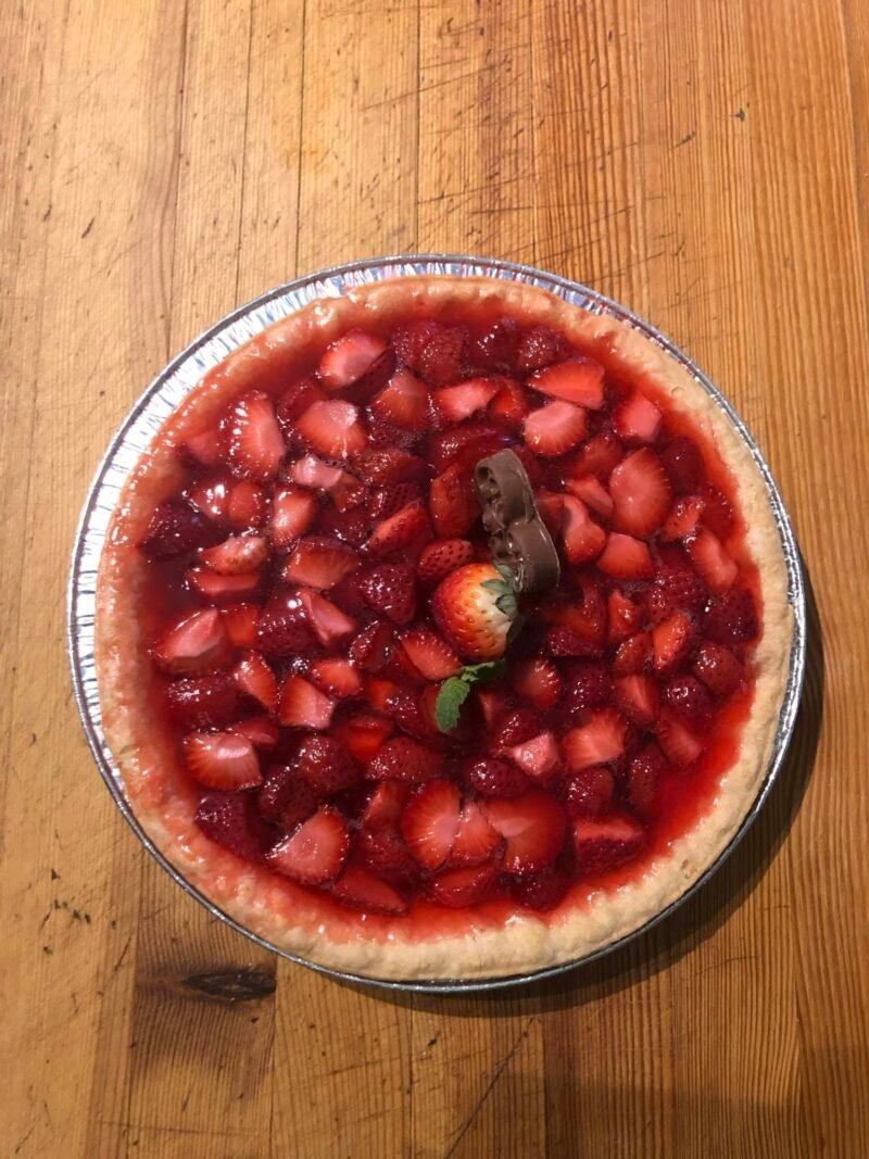 Tarte 9 pouces aux fraises
